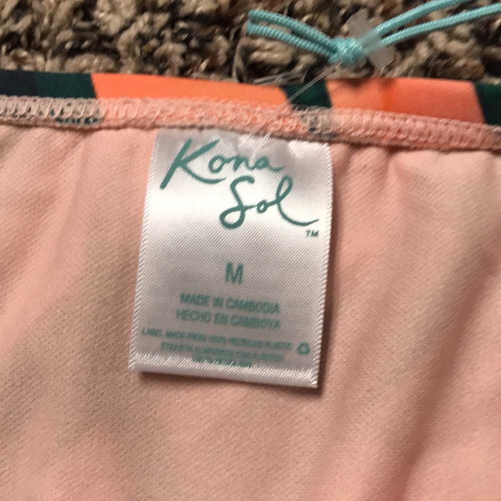 Kona Sol π Colorful Floral Women's Bikini Bottoms Size M | NWT! - Picture 4 of 5